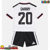 Camisa de Futebol Alemanha Serge Gnabry #20 Equipamento Principal Infantil Mundo 2026 Manga Curta (+ Calças curtas)